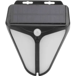 Solar Alarm Lampe Vandtæt Menneskekrops Induktionslys til Udendørs Have Gård Lagerhegn