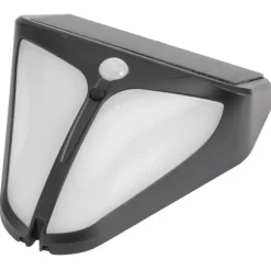 Solar Alarm Lampe Vandtæt Menneskekrops Induktionslys til Udendørs Have Gård Lagerhegn