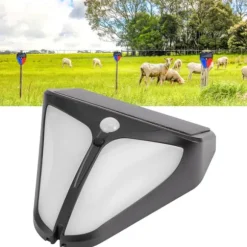 Solar Alarm Lampe Vandtæt Menneskekrops Induktionslys til Udendørs Have Gård Lagerhegn