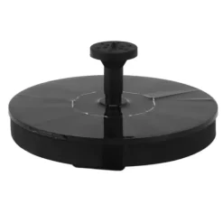 Solar flydende springvand til fuglebad dam akvarium pool - lav støj, multi dyser, vandtæt - 5V