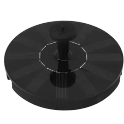 Solar flydende springvand til fuglebad dam akvarium pool - lav støj, multi dyser, vandtæt - 5V