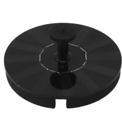 Solar flydende springvand til fuglebad dam akvarium pool - lav støj, multi dyser, vandtæt - 5V