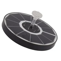 Solar Fountain Light med 8 dyser 3,5W 900mAh Farverig Kraftfuld Solar Fuglebadefontæner til Fuglebad Have Gennemsigtigt mundstykke