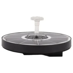 Solar Fountain Light med 8 dyser 3,5W 900mAh Farverig Kraftfuld Solar Fuglebadefontæner til Fuglebad Have Gennemsigtigt mundstykke