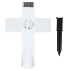 Solar LED Cross Lights til Graveside Memorial - Have Grave Marker Decor