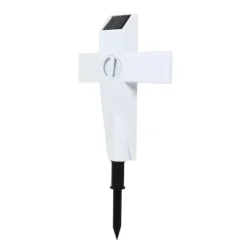 Solar LED Cross Lights til Graveside Memorial - Have Grave Marker Decor