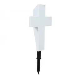Solar LED Cross Lights til Graveside Memorial - Have Grave Marker Decor
