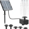 Solar springvand vandfontæne, havedekoration, vandfontæne soldrevet-nem installation