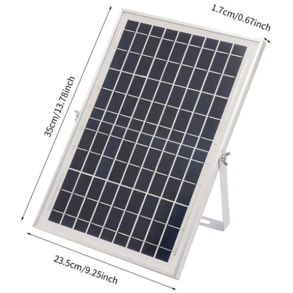 Solardrevet springvandspumpe, solenergidrevet, høj gennemstrømning,sort