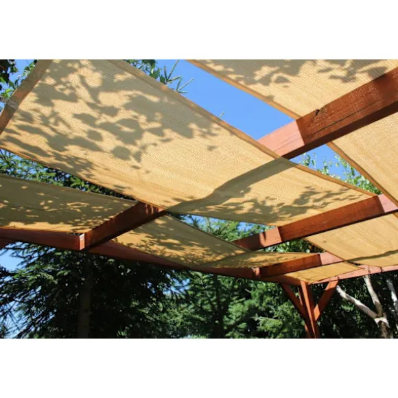 Solbeskyttelsesliste til pavillon HDPE 0,4x5 Grå