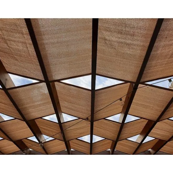 Solbeskyttelsesliste til pavillon HDPE 0,5x5 Grå