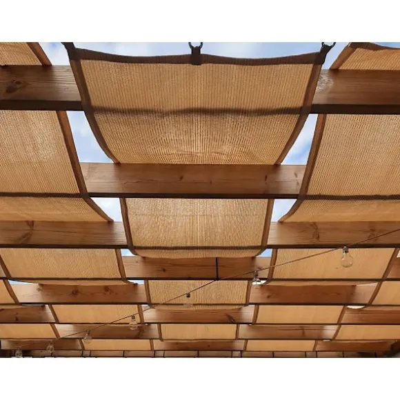 Solbeskyttelsesliste til pavillon HDPE 0,5x5 Grå