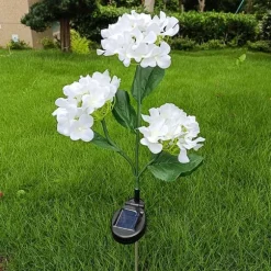 Solcelleblomst LED 3000K - Hortensia