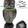 Solcelledrevet fugleafviser Owl Sonic 3-i-1