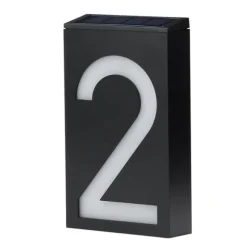 Solcelledrevet husnummerlys 2