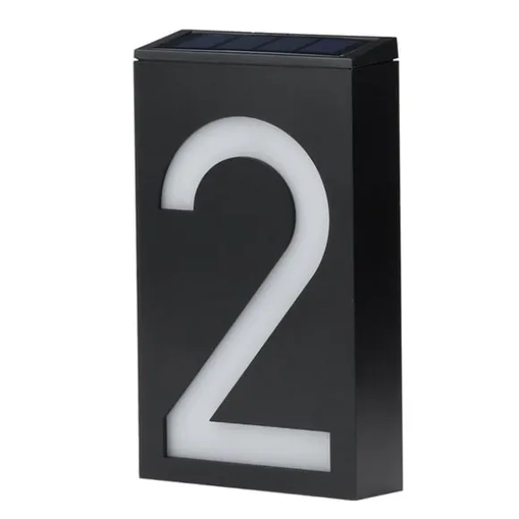 Solcelledrevet husnummerlys 2