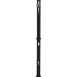 Solcelledrevet udendørsbruser - 40 liter | Farve: Sort | Størrelse: 220 cm