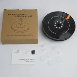 Solcellefontæne Vandfontæne med batteri 16 cm