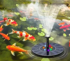 Solcellefontæne Vandfontæne med batteri 16 cm