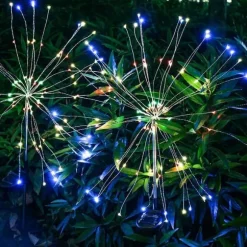 Solcellehavelampe DANDELION 120 LED HIT GARDEN RGB 2x JUL