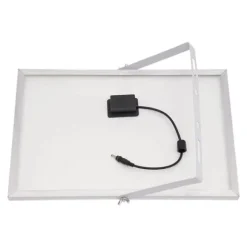 Solcellepumpe - Fontæne- og vandfaldspumpe - 10 W - 1000 l/h - Havedam og springvand - Hvid