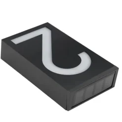 Soldrevet LED-adresseskilt til udendørs brug (nummer 2)