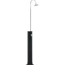 Soldrevet udendørs bruser - Solbruser 20L | Farve: Sort | Størrelse: 214 cm
