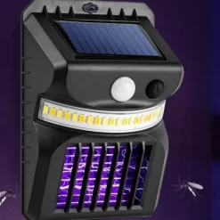 SOLKOLAMPE 2-i-1 MYG FLUGER Dekorativ UV NoBzzz EFFEKTIV BEVÆGELSESSENSOR