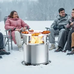 Solo-komfur Yukon 508 mm, Bålpladsvarmeafviser, Rustfrit Stål