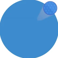 Solopvarmende poolovertræk - Rundt PE | Diameter: 549 cm | Farve: Blå