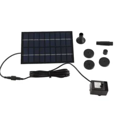 Solpanel Drevet Vandfontænepumpe Akvarium Dam Pool Hjem Have Vandingssæt