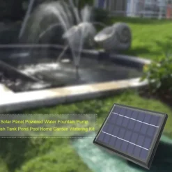 Solpanel Drevet Vandfontænepumpe Akvarium Dam Pool Hjem Have Vandingssæt