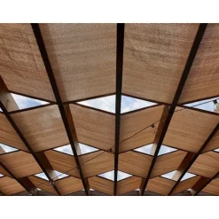 Solskærmsbælte til pavillon HDPE 0,4x5 Sand