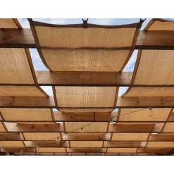 Solskærmsbælte til pavillon HDPE 0,4x5 Sand