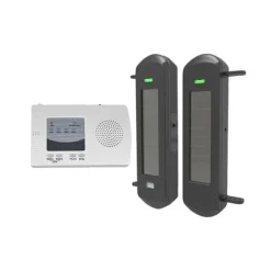 Solstrålesensor Sikkerhedssystem, 800m Trådløs Rækkevidde, 100m Detektionsområde,EU stik, KIT1