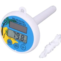 Soltermometer Minimum Maximal Vattentemperatur Display Digital termometer för swimmingpool