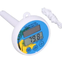 Soltermometer Minimum Maximal Vattentemperatur Display Digital termometer för swimmingpool