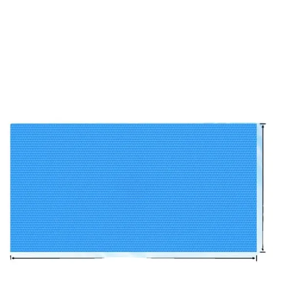 Solvarme Pooldække, Filmtykkelse, Tilpasset Pasform, Forhindrer Vandfordampning,40x20ft 12mil