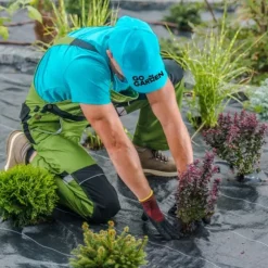 Sort agrotekstil til ukrudt, mulching, 3,2x100m, 70g pløkker