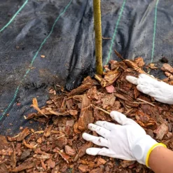 Sort agrotekstil til ukrudt, mulching, 3,2x100m, 70g pløkker