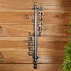 Sort udendørstermometer 41 cm