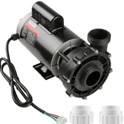Spa-pumpe med 2 hastigheder, 1600W, 39 M³/h, 15 M/400W, 19 M³/h, anti-lækage, overophedningsbeskyttelse, til hjemme- og udendørs spa.