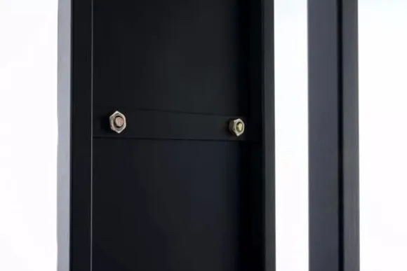 Spark 140cm Black Matt Metal Firewood Rack Storage Stand