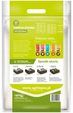 Spring agrotekstil hvid til beklædning 3,2 x 5m