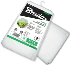 Sæt med 15 produkter. Non-woven 17g/m² fjeder, hvid, 1,6 x 5m