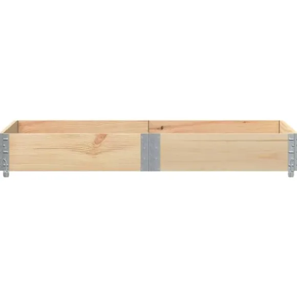 Stabelbar plantekasse i massivt fyrretræ | Størrelse: 150x100 cm