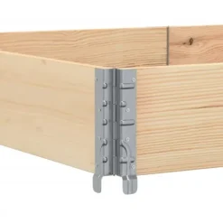 Stabelbar plantekasse i massivt fyrretræ | Størrelse: 150x100 cm