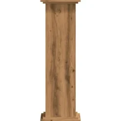 Stabilt plantestativ i konstrueret træ - Tidless design | Størrelse: 33x33x100 cm | Farve: Egetræslook
