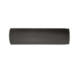 Stahl System Sort Rør 50cm 130mm R130/50