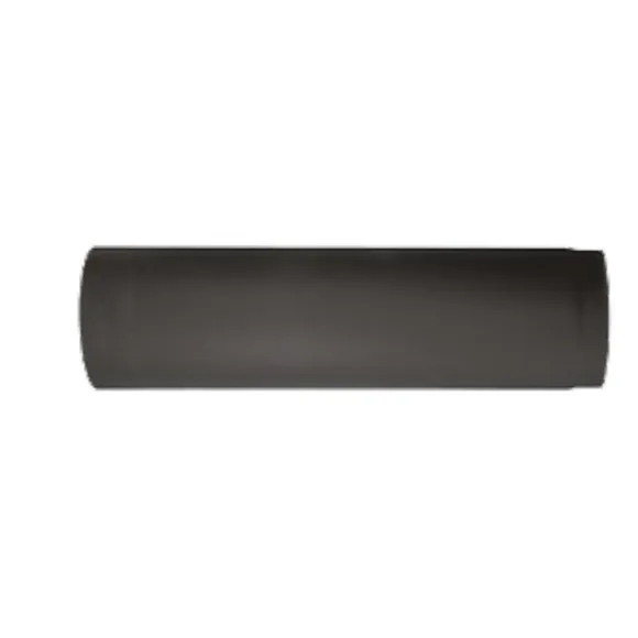 Stahl System Sort Rør 50cm 130mm R130/50